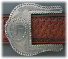  Recessed custom belt buckle 