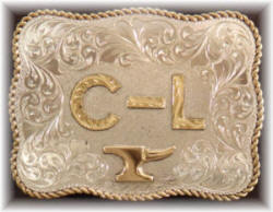  personalized Anvil belt buckle 