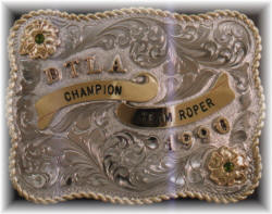  personalized Rodeo belt buckle 