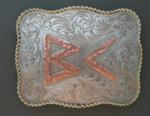 Wyoming Ranch Brand Belt Buckle