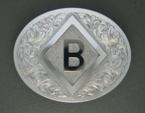 Diamond B Brand belt buckle