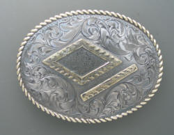 Diamond Slash Brand Buckle