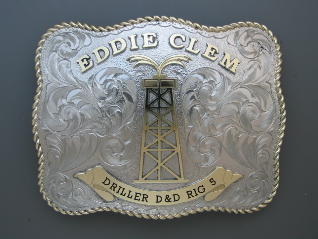  custom belt buckle with personalized brand