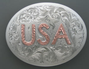  custom belt buckle with personalized brand