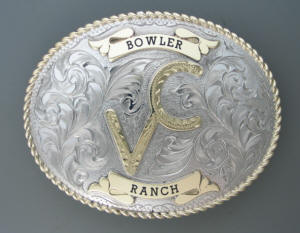 V Riding C Brand Belt buckle